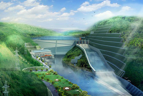 含山老挝南塔河1号水电站项目